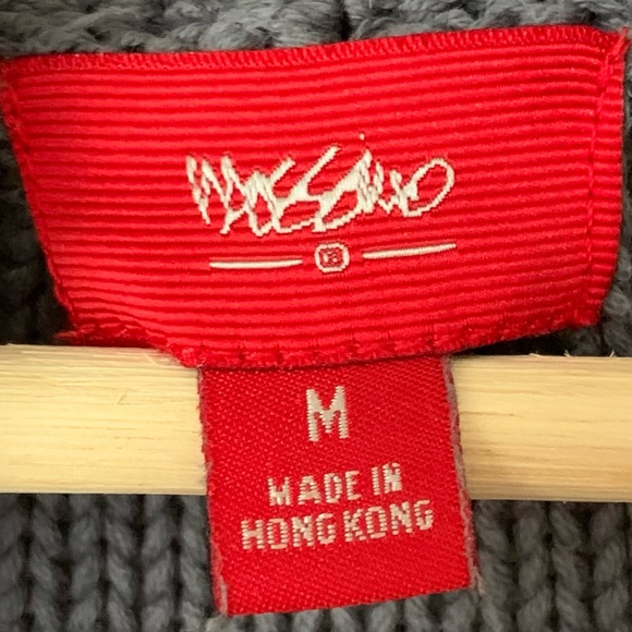 Mossimo Knitted Cardigan 100% Cotton Size Medium Slate Gray / Women’s Cardigan. - Picture 13 of 17